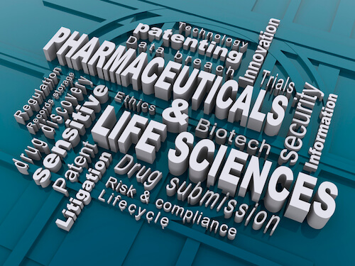 Clinical and pharmaceutical word cloud